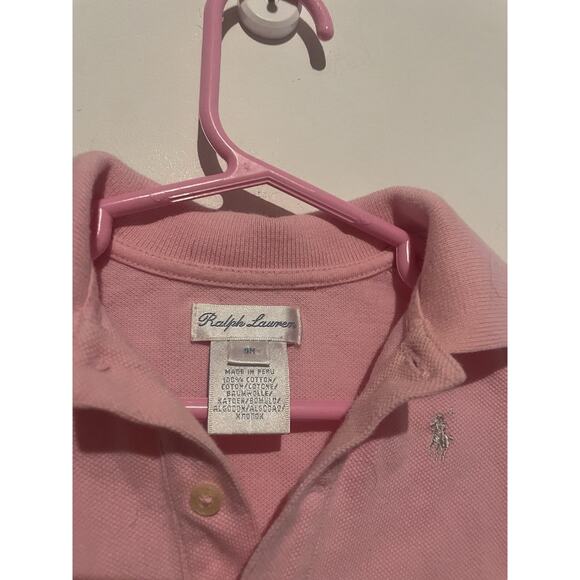 Girl's Ralph Lauren Pink Dress Size 9 Months - Picture 3 of 5